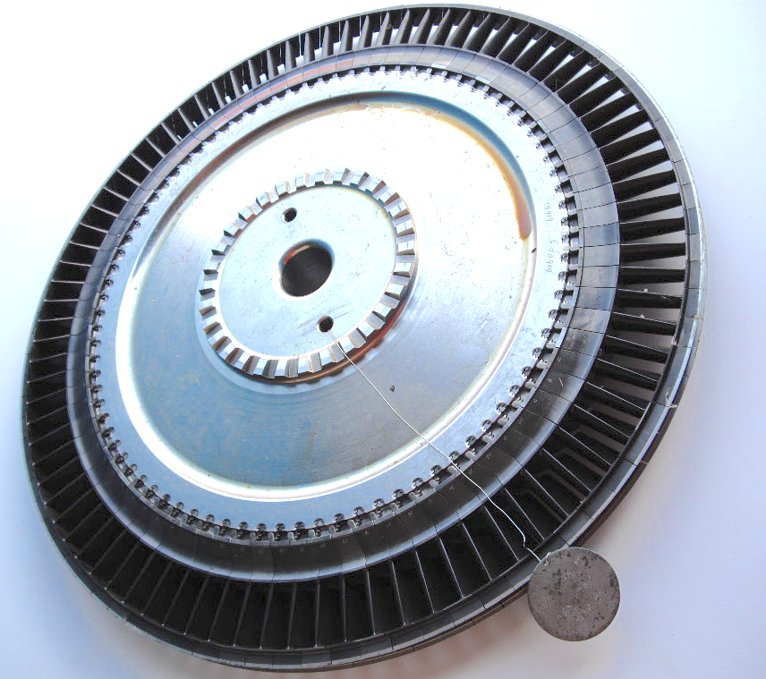Bladed Turbine Disc Stage 1